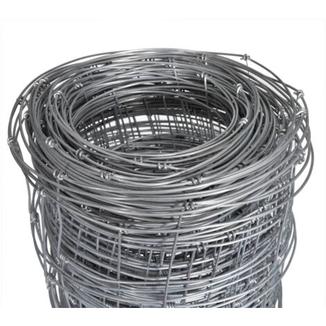 vidaXL Clôture de jardin Acier galvanisé 50x1,5 m Argenté
