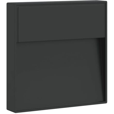 vidaXL Applique murale LED d'extérieur aluminium moulé sous pression (1/6)
