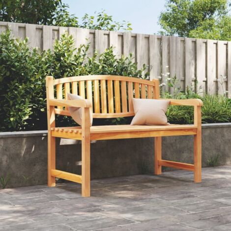 vidaXL Banc de jardin 114x59x87 cm bois de teck solide (1/5)