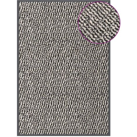 Paillasson touffeté 60x90 cm Marron clair vidaXL