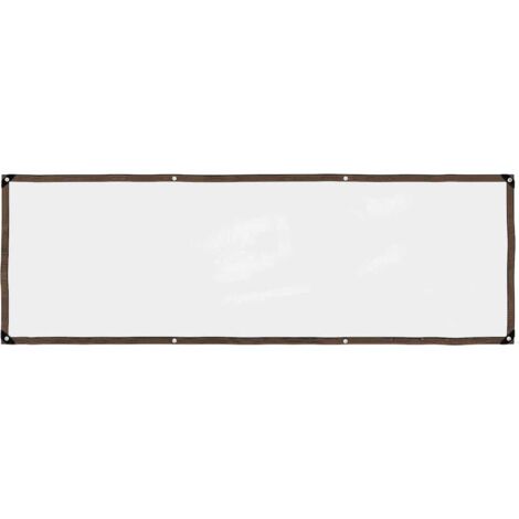 Bâche transparente avec œillets 1x3 m polyéthylène vidaXL (1/5)