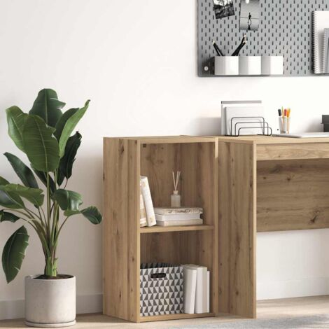 vidaXL Bibliothèque chêne artisanal 40x30x77 cm bois ingénierie