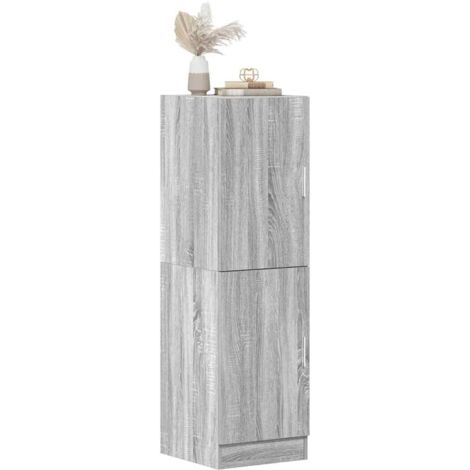 vidaXL Armoire de cuisine sonoma gris 38x41,5x131,5 cm bois ingénierie