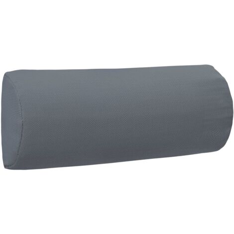 Vidaxl – Coussin appui-tête chaise longue gris 40x7,5x15 cm – Textilène résistant aux intempéries – Rembourrage épais pour confort optimal