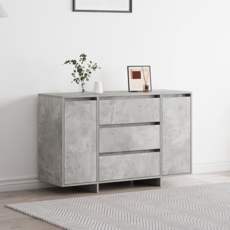 Buffet Gris béton 120 x 41 x 75 cm Bois d'ingénierie vidaXL