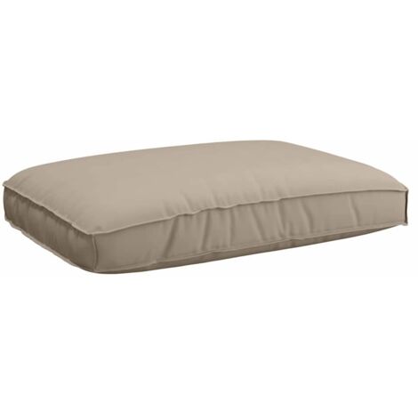 vidaXL Coussin Taupe 120 x 80 x 12 cm Tissu Oxford
