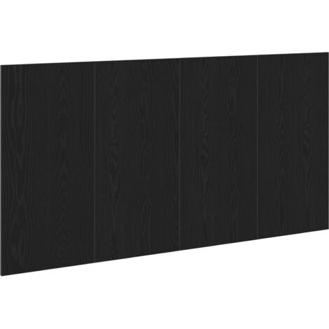 Vidaxl – Tête de lit chêne noir 160x80 cm – Bois d'ingénierie – Design minimaliste pour intérieur – Confort optimal pour lecture