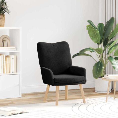 vidaXL fauteuil Noir 63 x 67 x 94 cm (1/5)