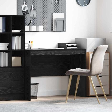 vidaXL Bureau Chêne noir 100 x 50 x 76 cm