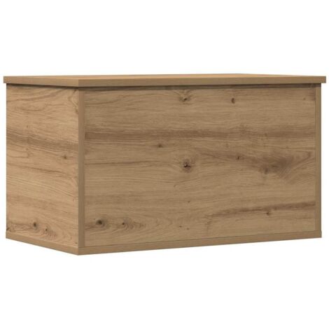 Vidaxl – Boîte de rangement en bois d'ingénierie chêne artisanal 60 x 35 x 35 cm – Design moderne pour intérieur – Assemblage facile