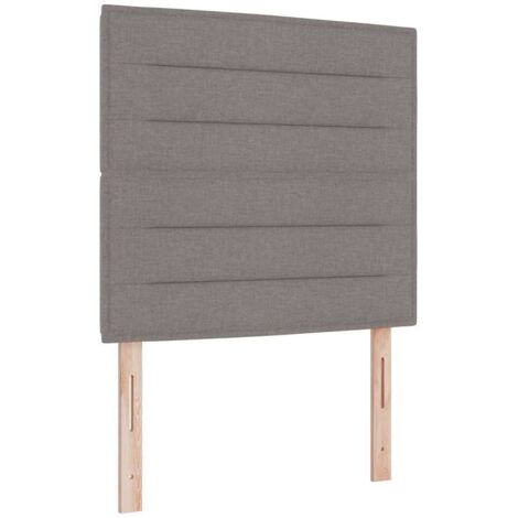 Tête de lit avec tête de lit Taupe 100 cm tissu vidaXL