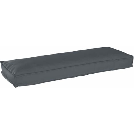 Coussin pour banc de palette Anthracite 120 x 40 x 8 cm vidaXL
