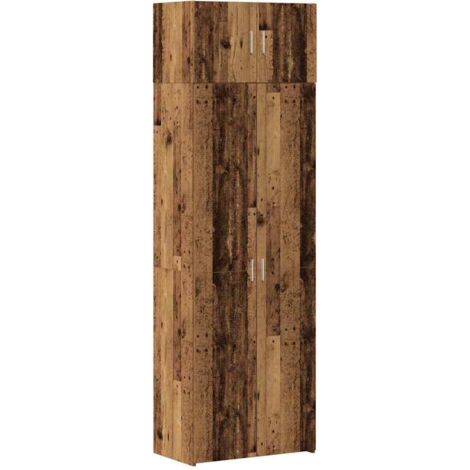 vidaXL Armoire de rangement 3 pcs Bois ancien