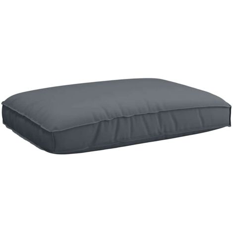 Coussin pour assise de palette Anthracite 120 x 80 x 12 cm vidaXL