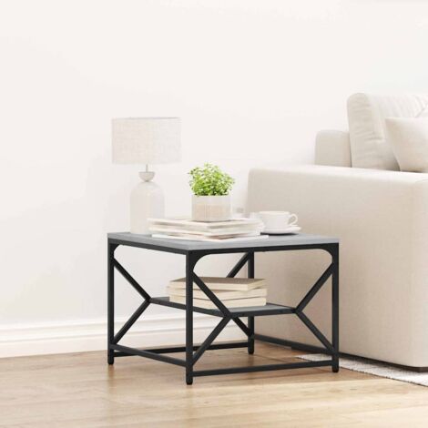 Table basse Sonoma gris 51 x 50 x 40 cm vidaXL