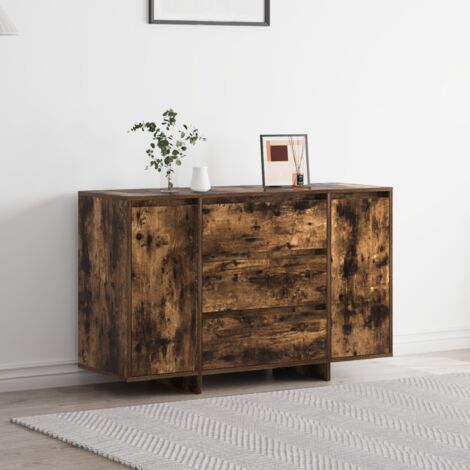 Buffet Chêne fumé 120 x 41 x 75 cm Bois d'ingénierie vidaXL