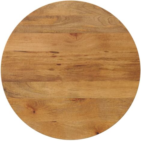 vidaXL Dessus de table Ø 70x3,8 cm rond bois de manguier massif