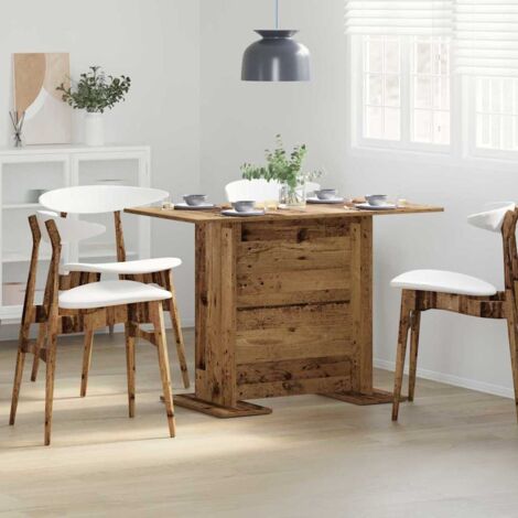 Vidaxl – Table de salle à manger rectangulaire en bois d'ingénierie – 6 places – Design minimaliste pour extérieur – Assemblage facile (1/5)