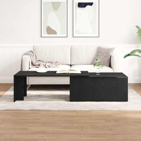 Table basse Chêne noir 150 x 50 x 35 cm Bois d'ingénierie vidaXL