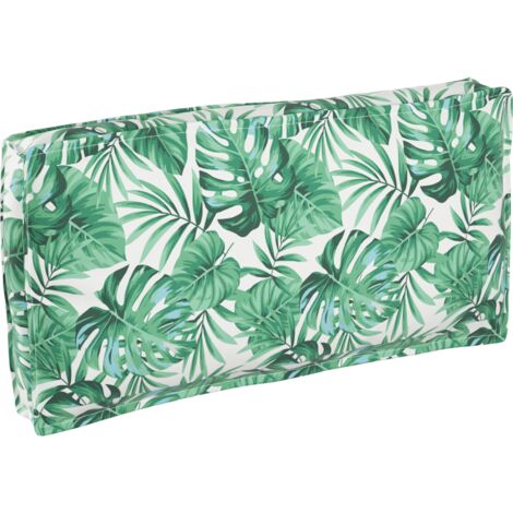 Coussin pour assise / dossier de palette Floral Motif de feuille vidaXL