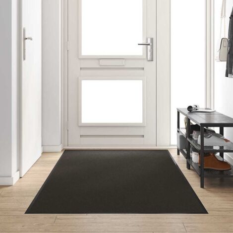 Tapis d'entrée Autre Noir 120 x 300 cm Polyamide et PVC vidaXL (1/5)