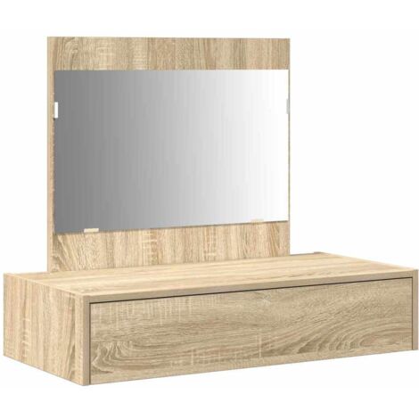 vidaXL Table de Toilette Marron 83 x 40 x 70 cm Bois d'ingénierie