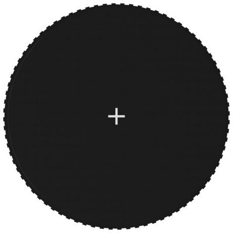 Vidaxl – Tapis de saut en polypropylène noir pour trampoline rond 4,27 m – Résistant aux UV et à l'eau – 80 crochets pour sécurité