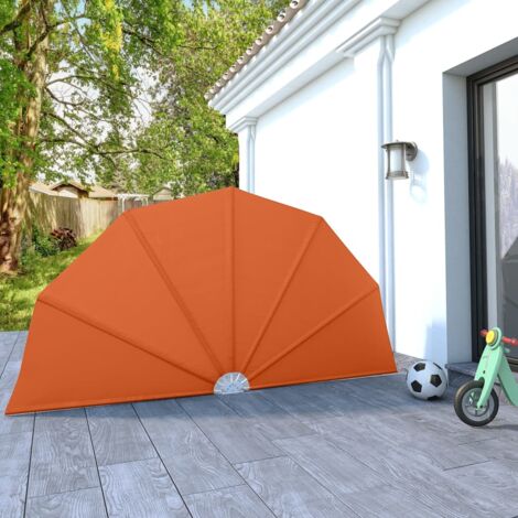 Auvent latéral pliable de terrasse Terre cuite 160 cm vidaXL (1/5)