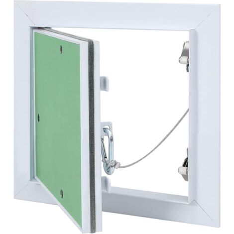 Vidaxl – Trappe de visite 20 x 20 cm en aluminium et plâtre – Poids léger 0.63 kg – Accès facile pour espaces intérieurs et extérieurs