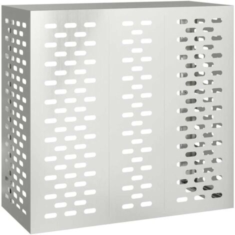 Housse de climatiseur Argent 110 x 50 x 105 cm Acier galvanisé vidaXL
