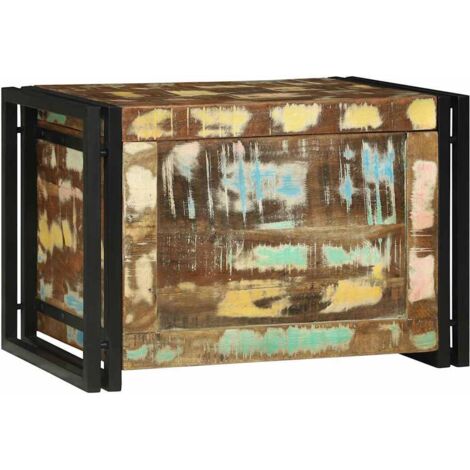 Boîte de Rangement 60 x 40 x 41 cm Bois de récupération vidaXL