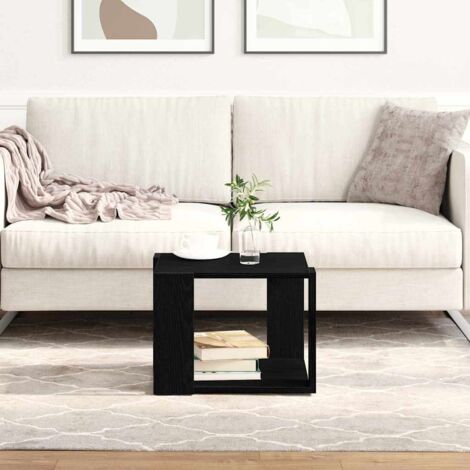 Table basse Chêne noir 40 x 40 x 30 cm Bois d'ingénierie vidaXL