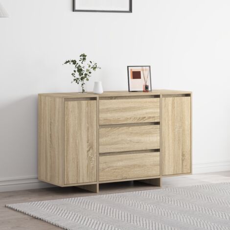 Buffet Chêne Sonoma 120 x 41 x 75 cm Bois d'ingénierie vidaXL