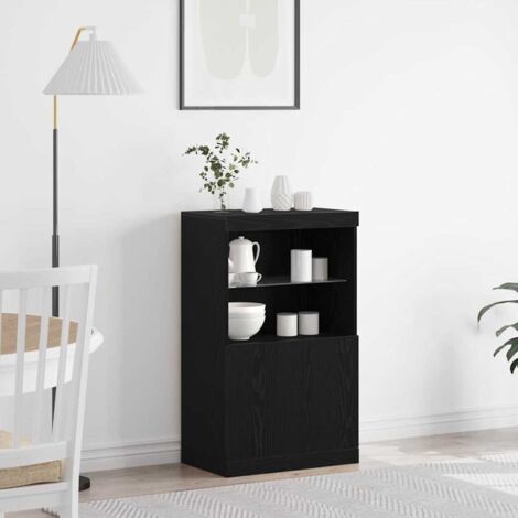 Buffet Noir 60 x 37 x 100 cm Bois d'ingénierie vidaXL