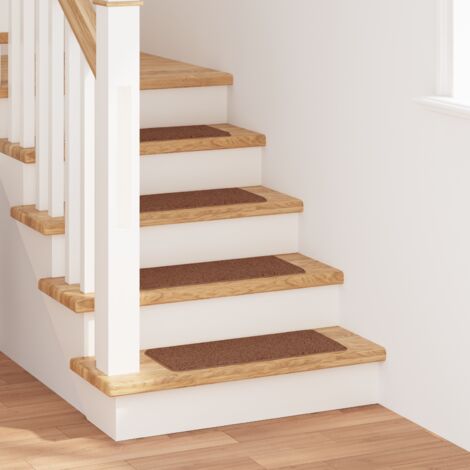 Tapis Antidérapants pour Escaliers 15 pcs Jaune 60 x 25 cm PP vidaXL