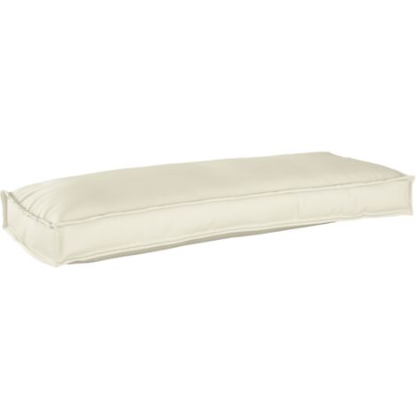 vidaXL Coussin Crème 100 x 40 x 8 cm Tissu Oxford