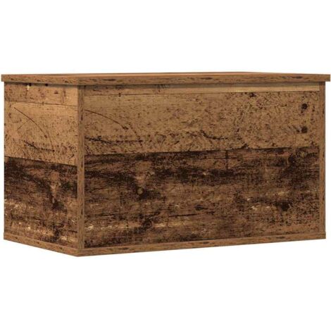 Vidaxl – Boîte de rangement en bois d'ingénierie 60 x 35 x 35 cm – Design minimaliste pour salon, chambre ou bureau – Finition lisse et durable