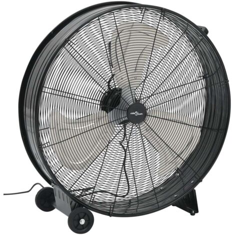 Ventilateur à tambour industriel 77 cm 187,7 W Noir vidaXL (1/6)