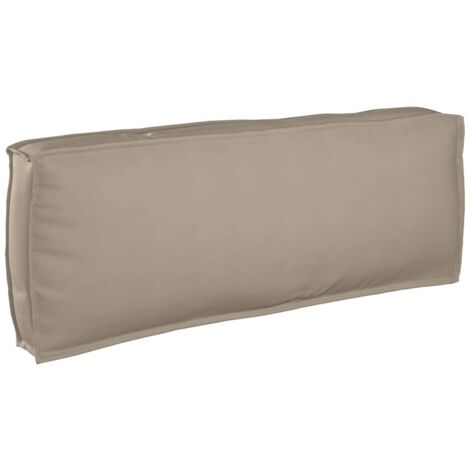 vidaXL Coussin Taupe 120 x 40 x 12 cm Tissu Oxford (1/5)