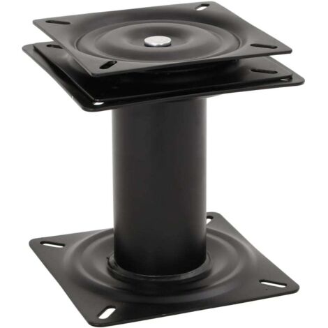 Piédestal de siège de bateau avec siège pivotant à 360 acier vidaXL