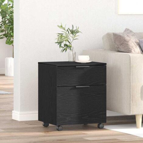 Cabinet de Dossier Chêne noir 45 x 38 x 54 cm Bois d'ingénierie vidaXL