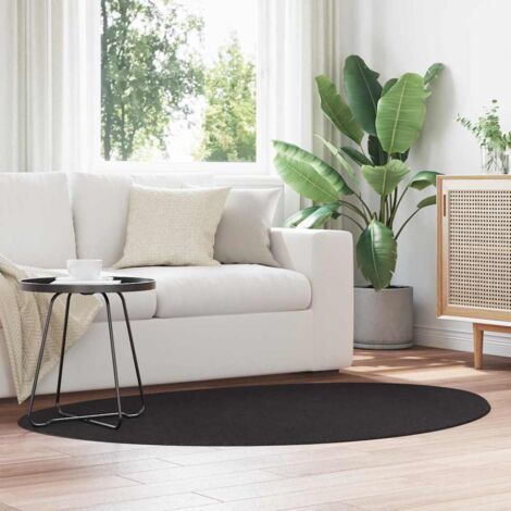 vidaXL Tapis de surface HUARTE Noir 120 x 170 cm Polyester