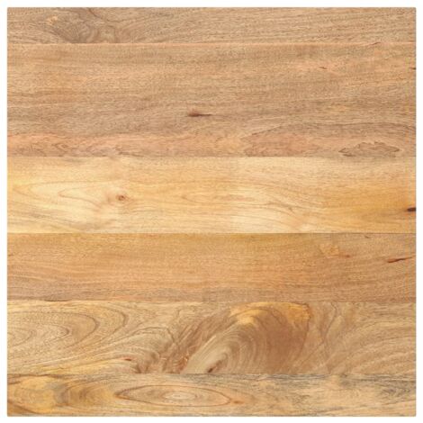 Dessus de table 80x80x2,5 cm carré bois massif de manguier vidaXL