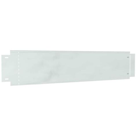 vidaxl Clôture de pelouse Couleur Galvanisée 100 x 20 x 0.07 cm (1/5)