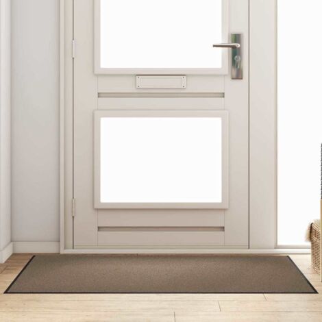 Tapis d'entrée Autre Beige et Noir 90 x 150 cm vidaXL (1/5)