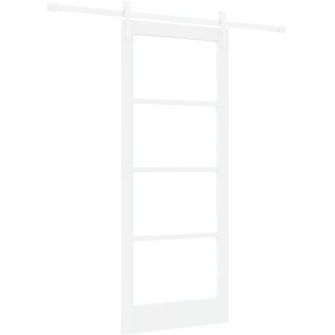 vidaXL Porte coulissante ORKDAL Blanc 83 x 202 cm (1/5)