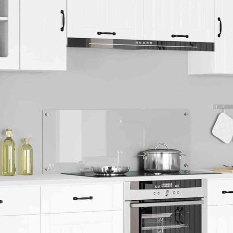 Protection de cuisine Transparent 110 x 40 x 0.6 cm vidaXL