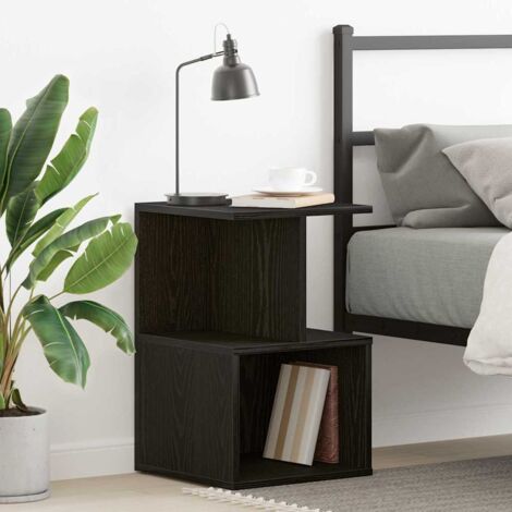 vidaXL Cabinet de chevet Chêne noir 35 x 35 x 55 cm Bois d'ingénierie (1/5)