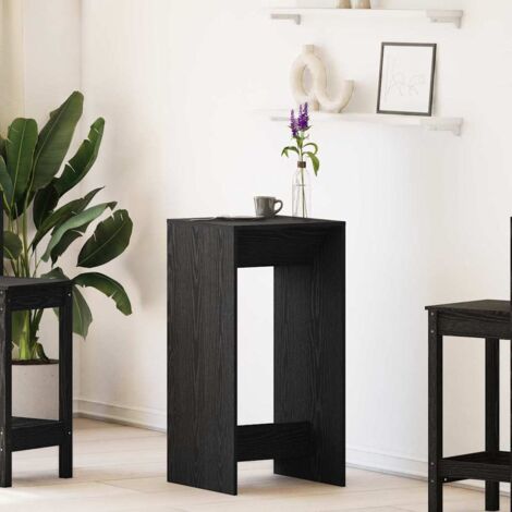Table de bar Chêne noir 51 x 50 x 103,5 cm Bois d'ingénierie vidaXL
