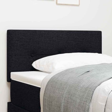 Tête de lit avec tête de lit Noir 80 cm tissu vidaXL